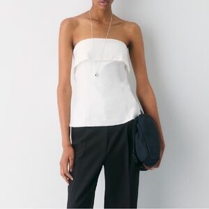 Aritzia Babaton Element Linen Tube Top